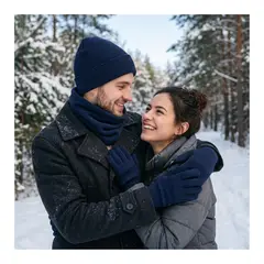 EKOL TACTICA MILITAR - Set Invierno Térmico 3 En 1: Gorro Polar + Cuello + Guantes Lana