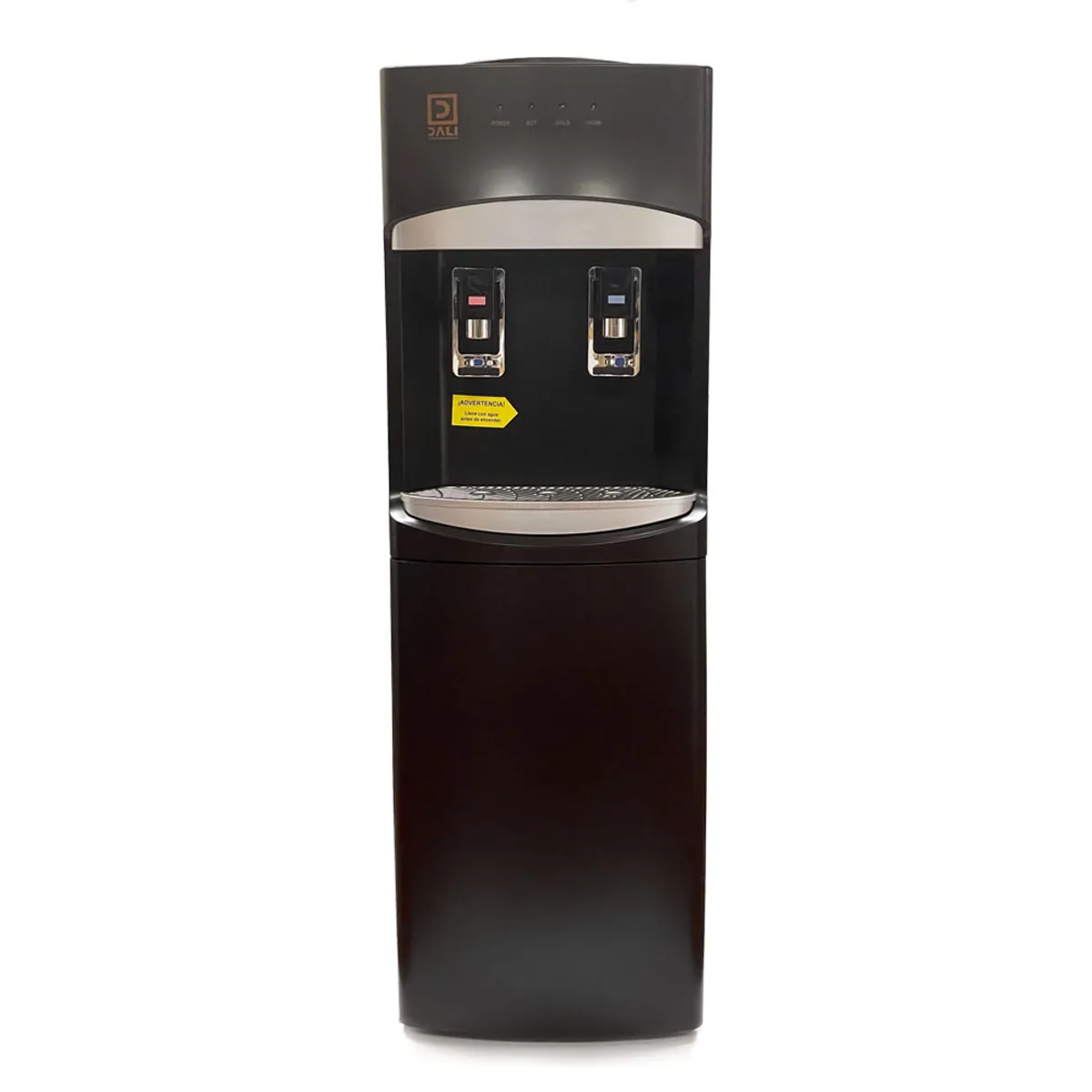 DALI - Dispensador de Agua Pedestal con Ventilador LB-88LD-C  NegroPlateado  Frío 1015°C  Caliente 8590°C Compacto