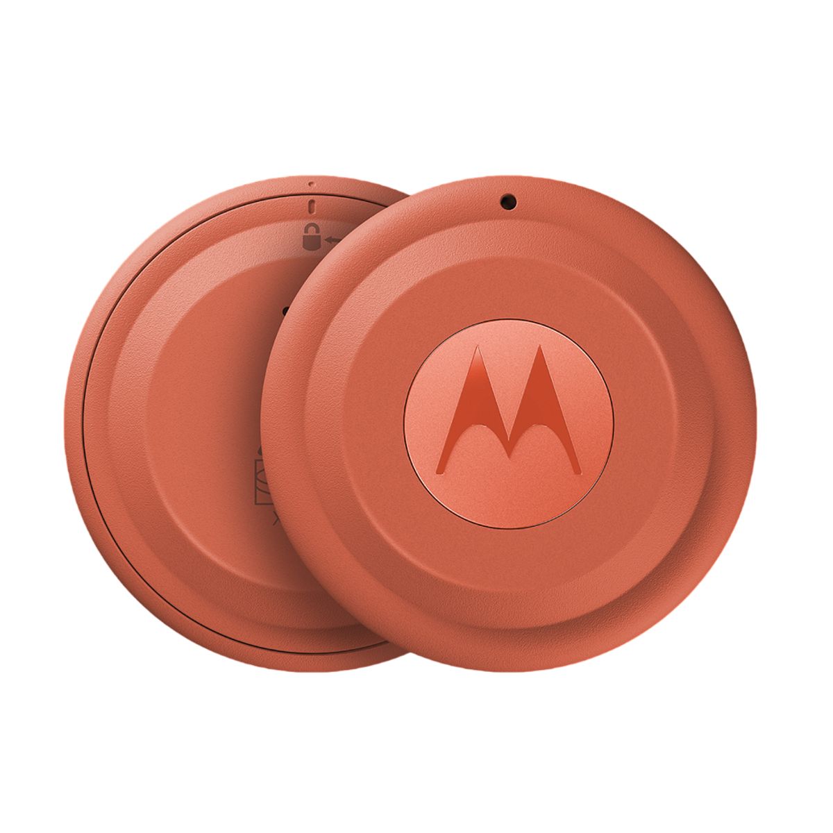 MOTOROLA - Moto Tag 2 Localizador Inteligente, Bluetooth 6.0, Ultra-Wideband, Ip68, Bateria De 600 Dias, Compatible Con Google Find Hub, Naranjo