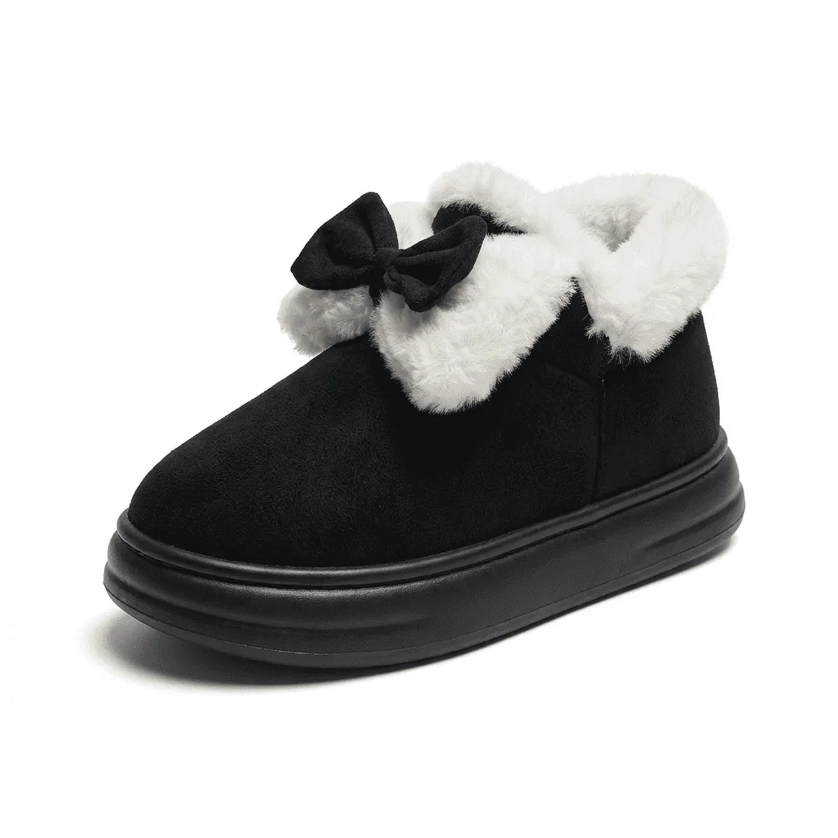 BOVINITA - Pantufla Mujer Chiporro Botin Plataforma Gamuza Liviana