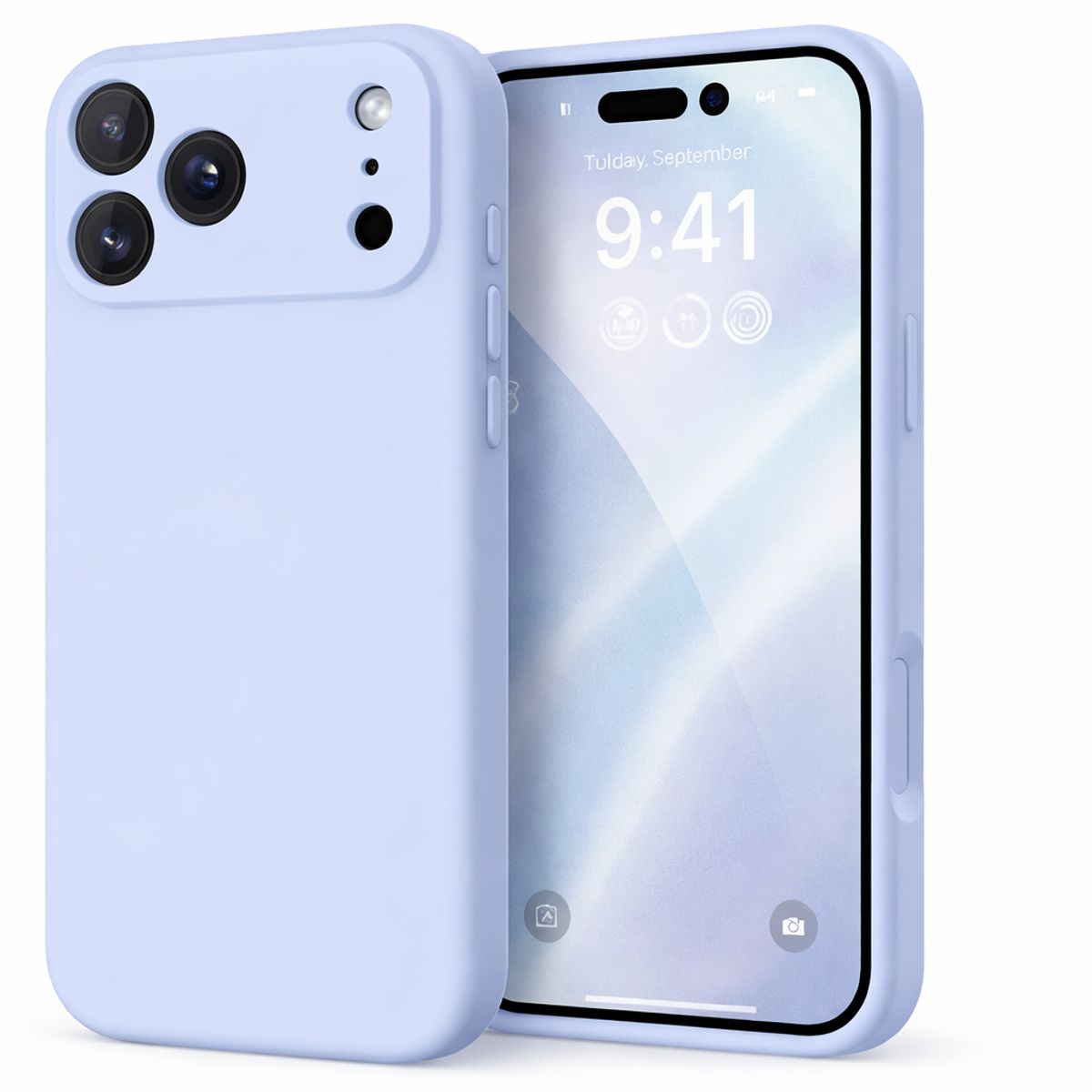 GENERICO - Carcasa Funda Para iPhone 17 Pro Silicona Violeta