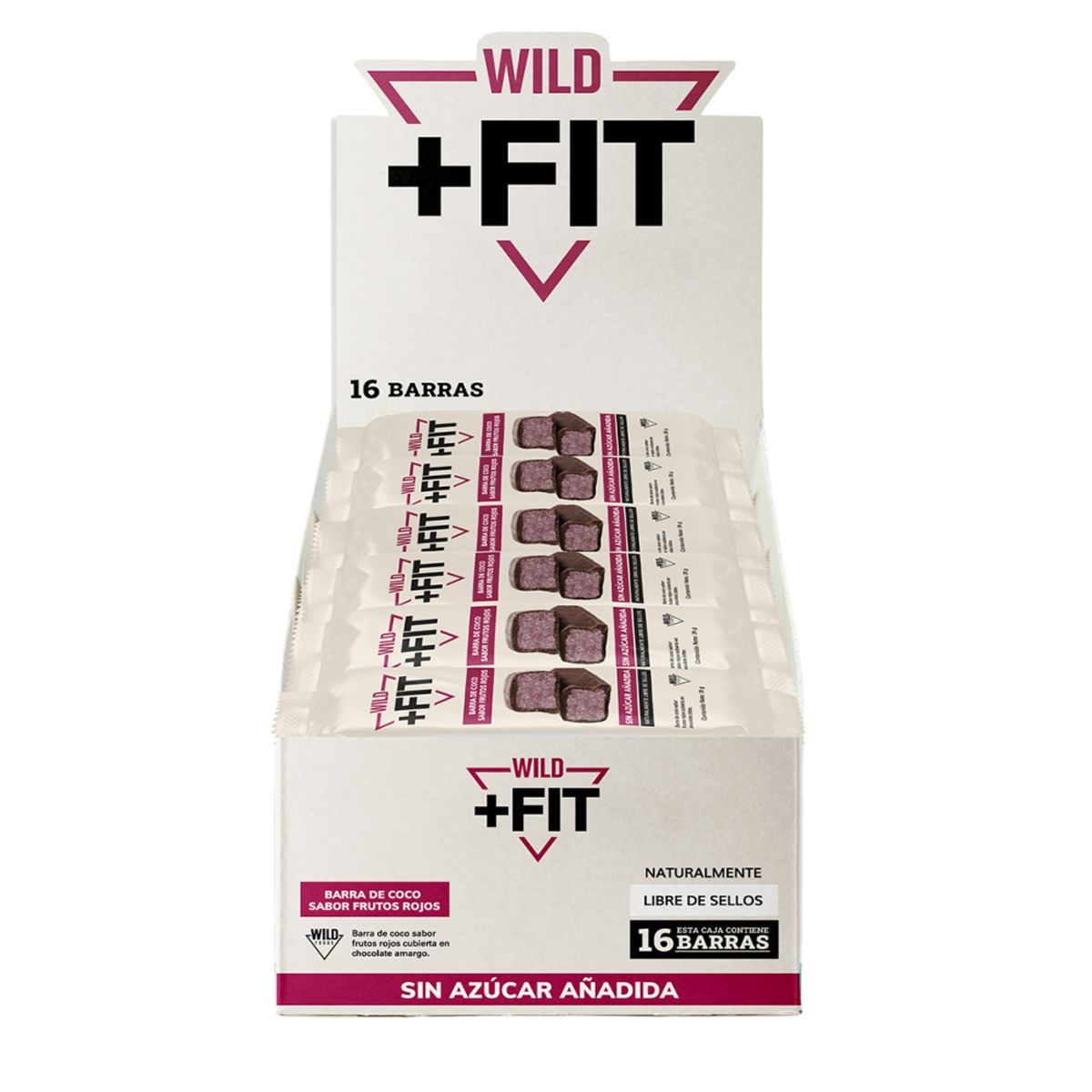 GENERICO - Barritas Wild Fit Coco Berries 35g x16 Unidades