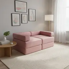 DISEÑOS VALESTRINI - SOFA CAMA ARKOS EN FELPA