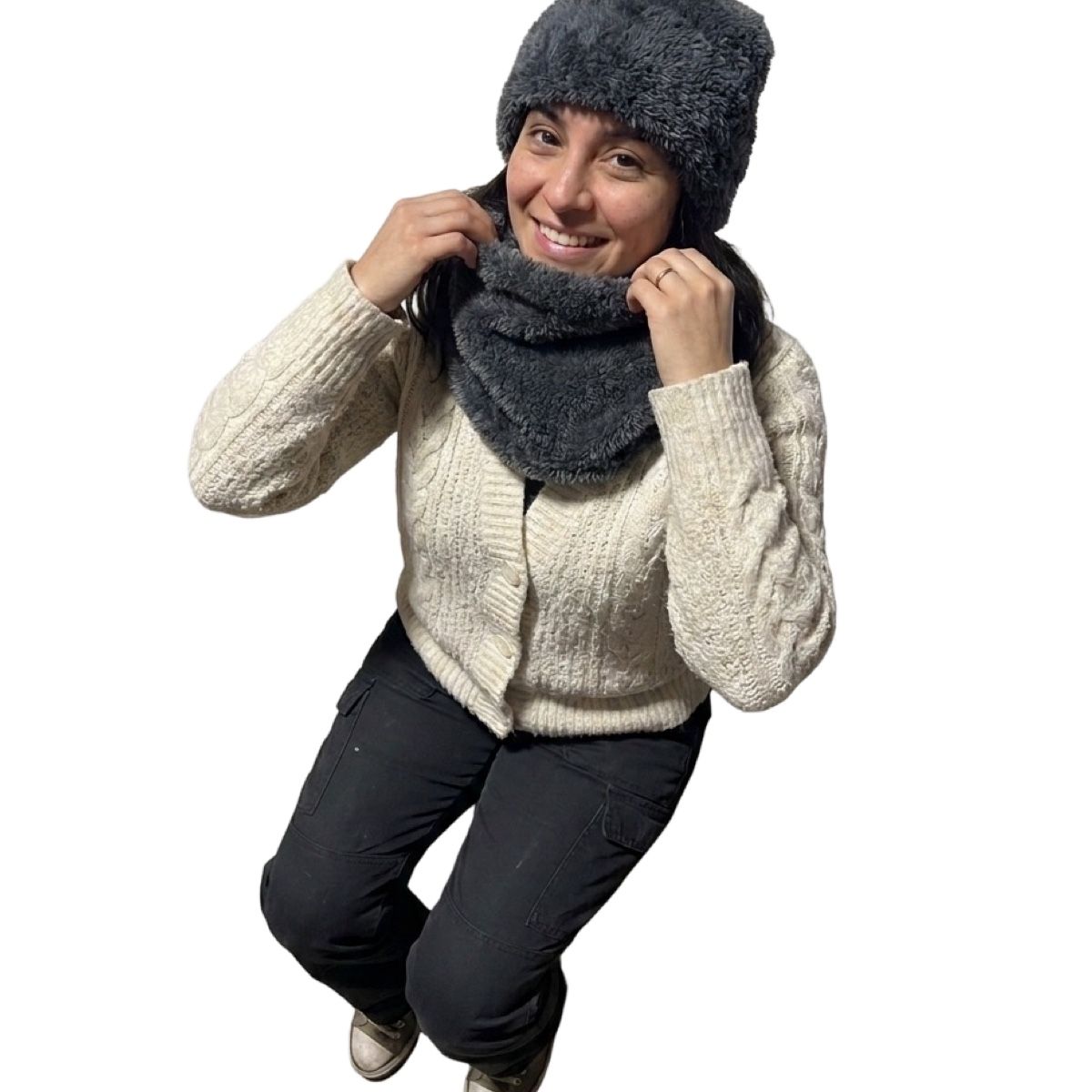 AAYO MODA - Pack 3 Cuellos Abrigo Polar Niño y Adulto Unisex