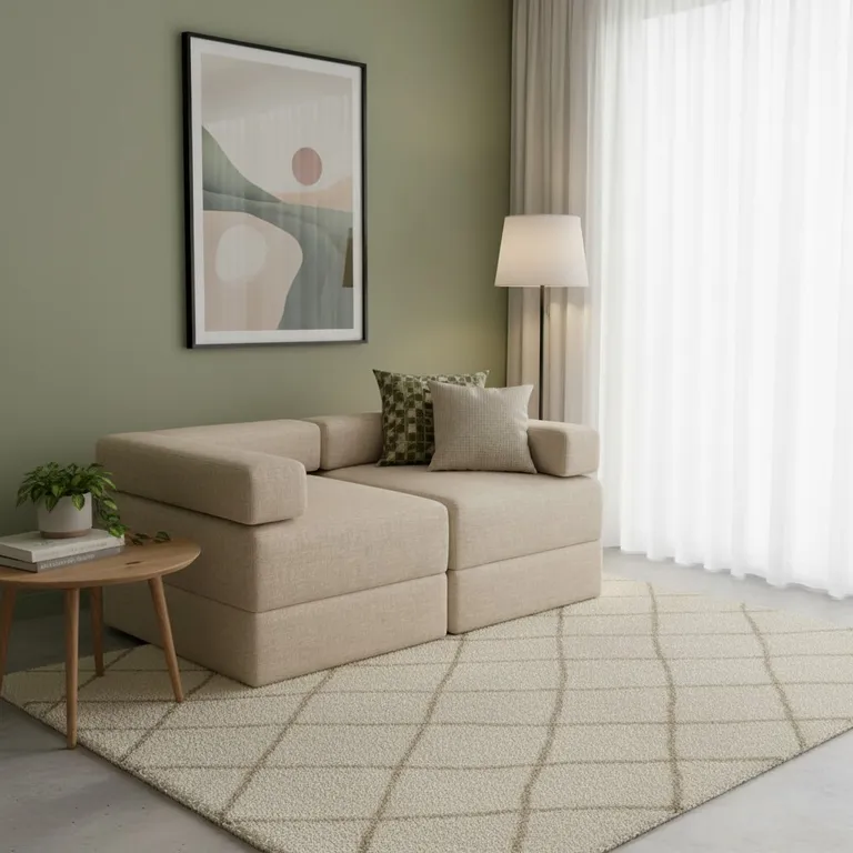 SOFA CAMA ARKOS EN LINO Beige