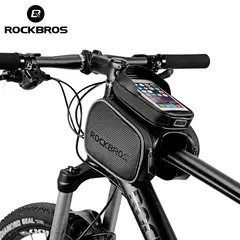 ROCKBROS - Bolso para bicicleta con soporte para teléfono 009-4