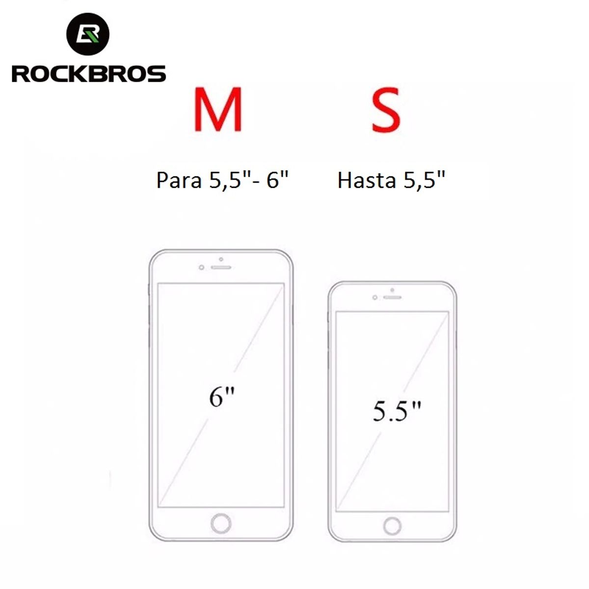 ROCKBROS - Bolso para bicicleta con soporte para teléfono Rockbros 009-4