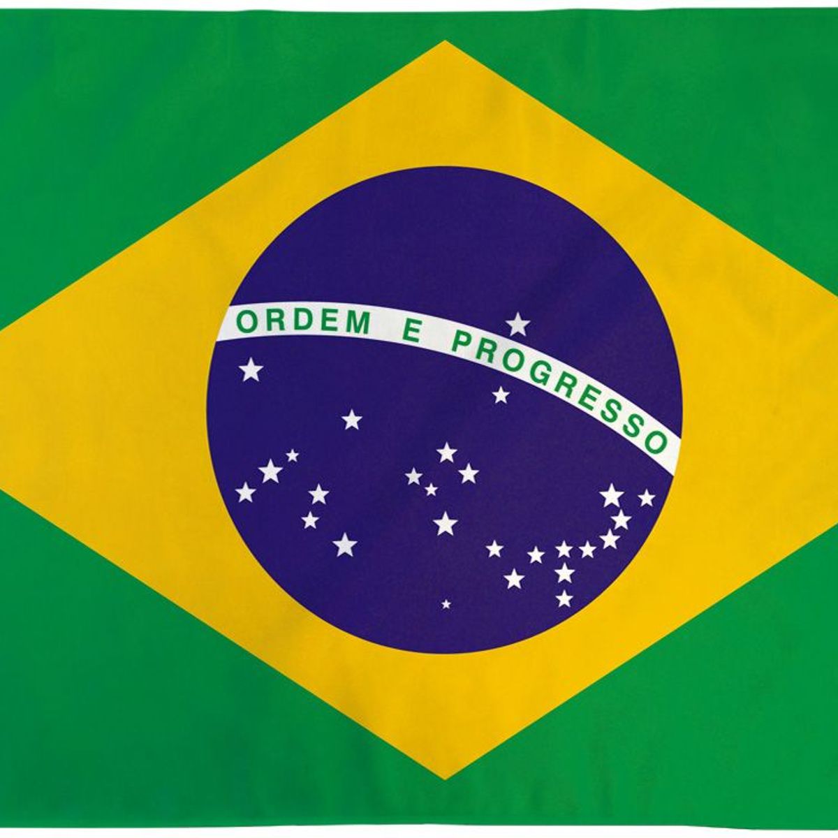 GENERICO - Bandera de Brasil de 150cm x 90cm de Poliéster
