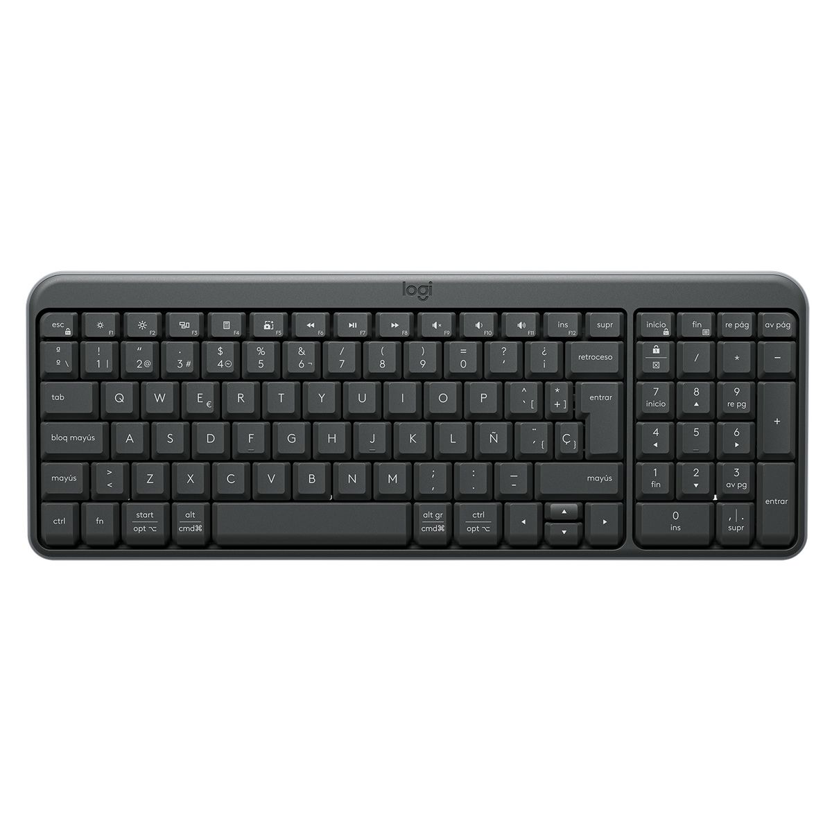 LOGITECH - Teclado Logitech K250 Grafito (ESP)