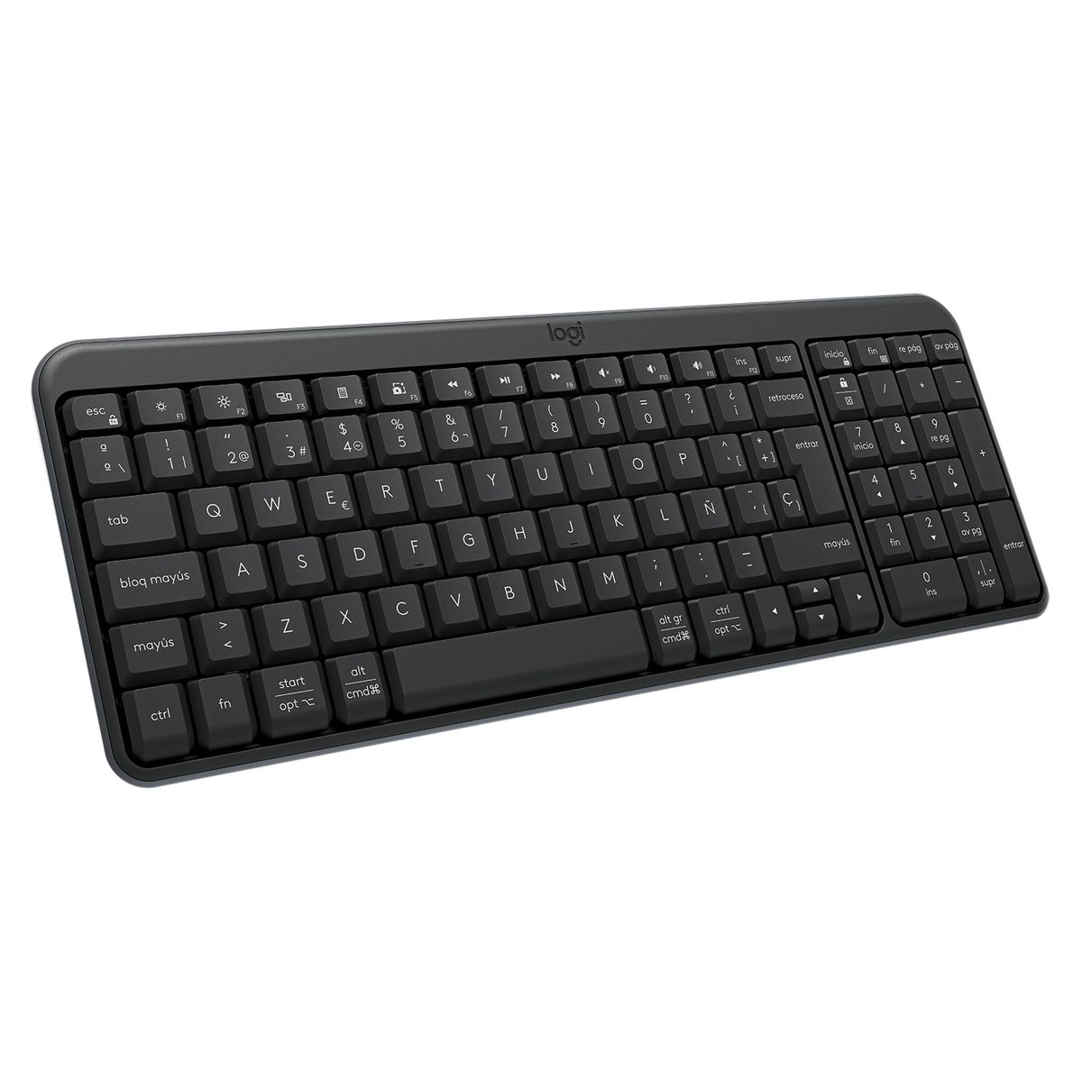 LOGITECH - Teclado Logitech K250 Grafito (ESP)