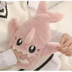GENERICO - Guatero De Peluche Forrado Tiburón Infantil Kawaii 1000ml