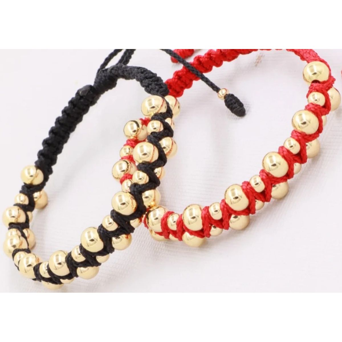 GENERICO - Brazaletes Vip 6,4mm Parejas Oro Laminado 18k
