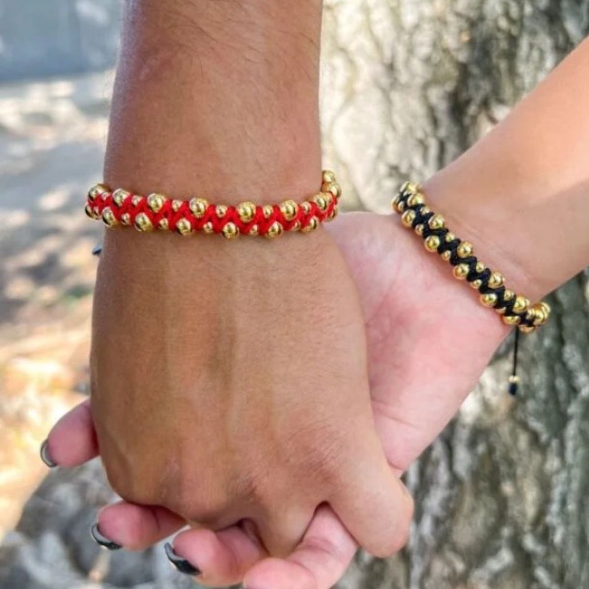 GENERICO - Brazaletes Vip 6,4mm Parejas Oro Laminado 18k