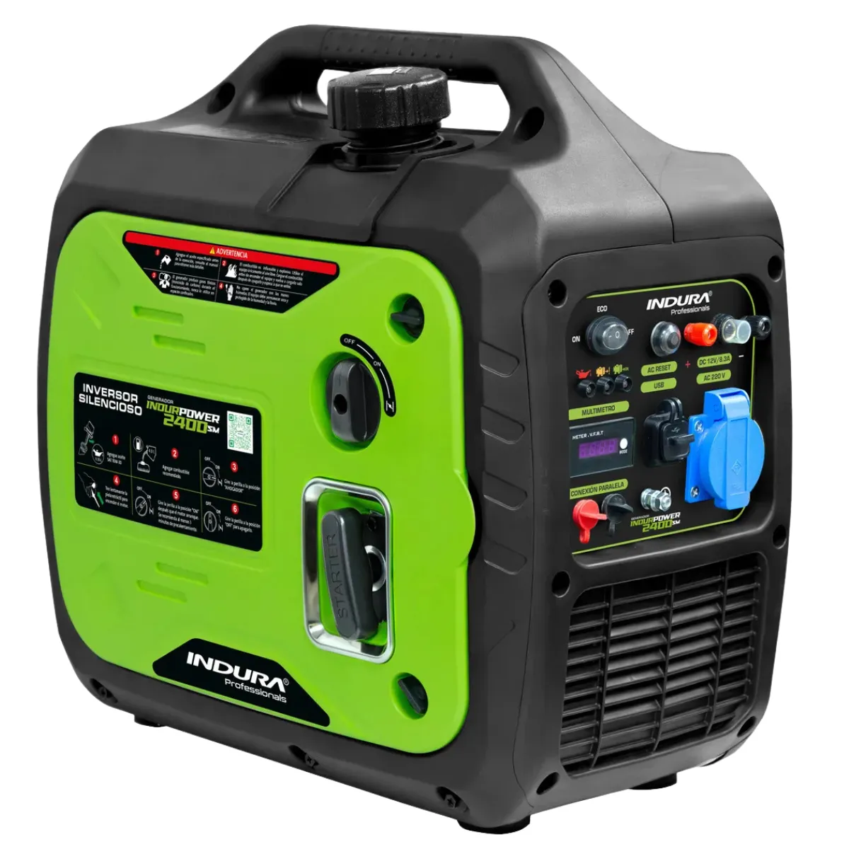 INDURA - Generador Silencioso 2.4kw Inverter Indura 2400 Sm