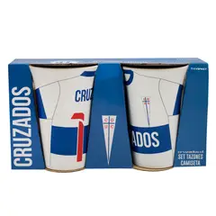 TITANIO - SET 2 TAZONES CAMISETA UNIVERSIDAD CATOLICA 325 ML