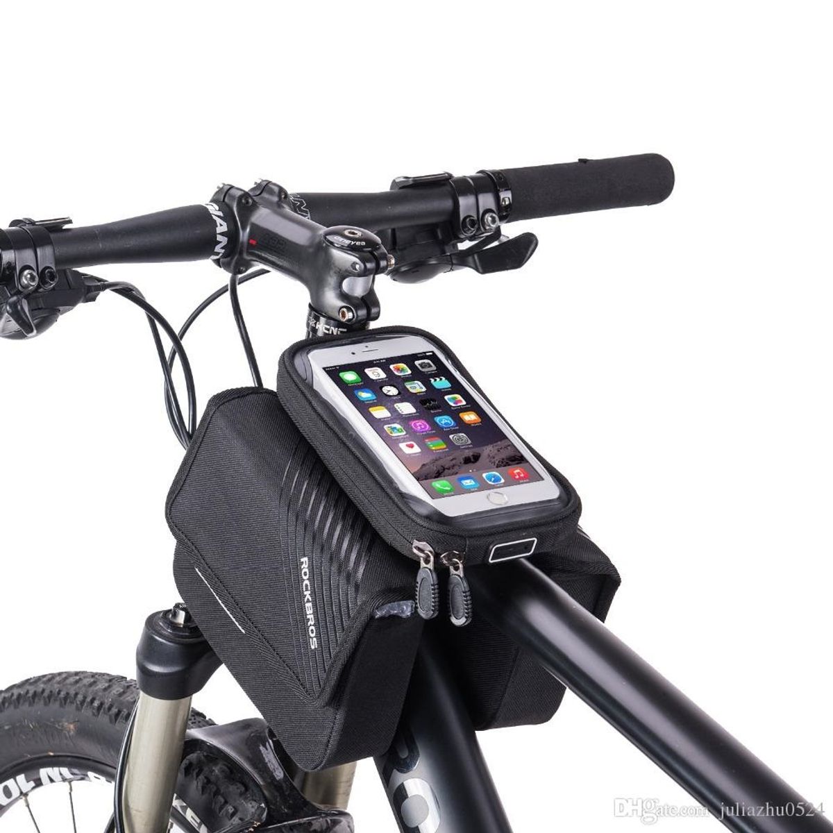 ROCKBROS - Bolso para bicicleta con soporte para teléfono Rockbros 030-060