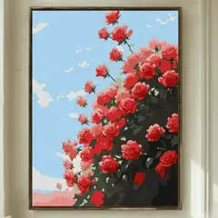 GENERICO - Pintura Por Números 40x50 Rosal