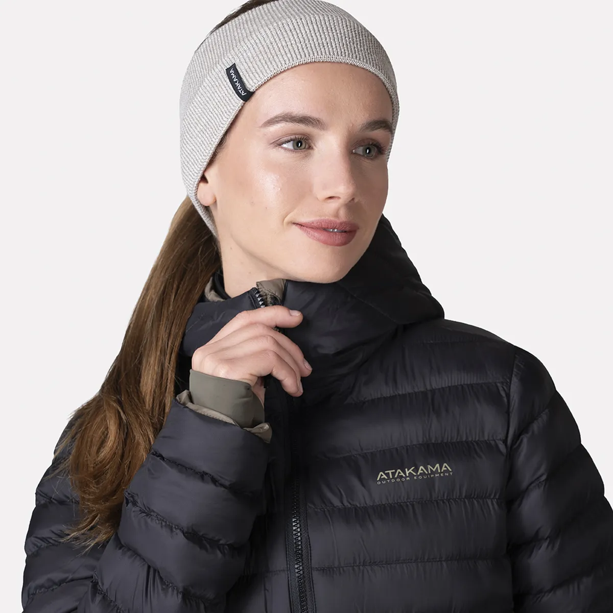 ATAKAMA OUTDOOR - Cintillo Trancura Lana Merino Beige Atakama Outdoor