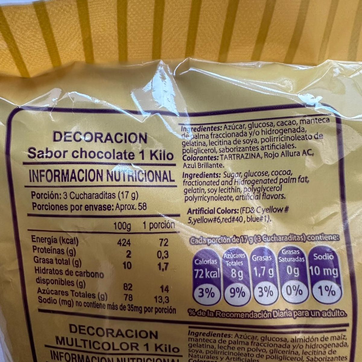 GENERICO - Decoracion Palitos Chocolate Comestible Merello 1 kg