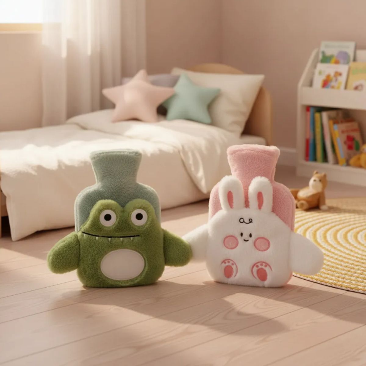 GENERICO - Guatero Infantil De Peluche 1 Litro Diseños Animales