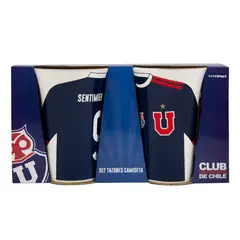 TITANIO - SET 2 TAZONES CAMISETA U DE CHILE 325 ML