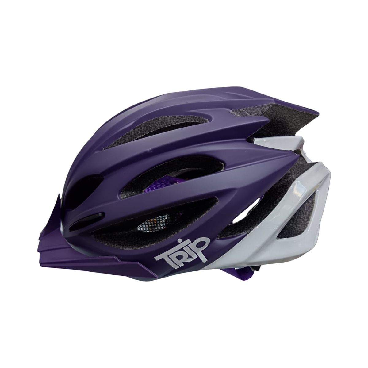 TRIP - CASCO TRIP MTB PURPLE  WHITE TALLA M