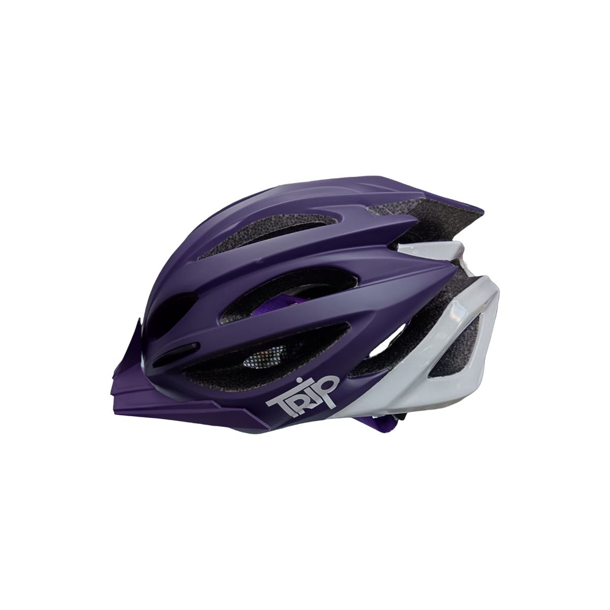 TRIP - CASCO TRIP MTB PURPLE  WHITE TALLA M