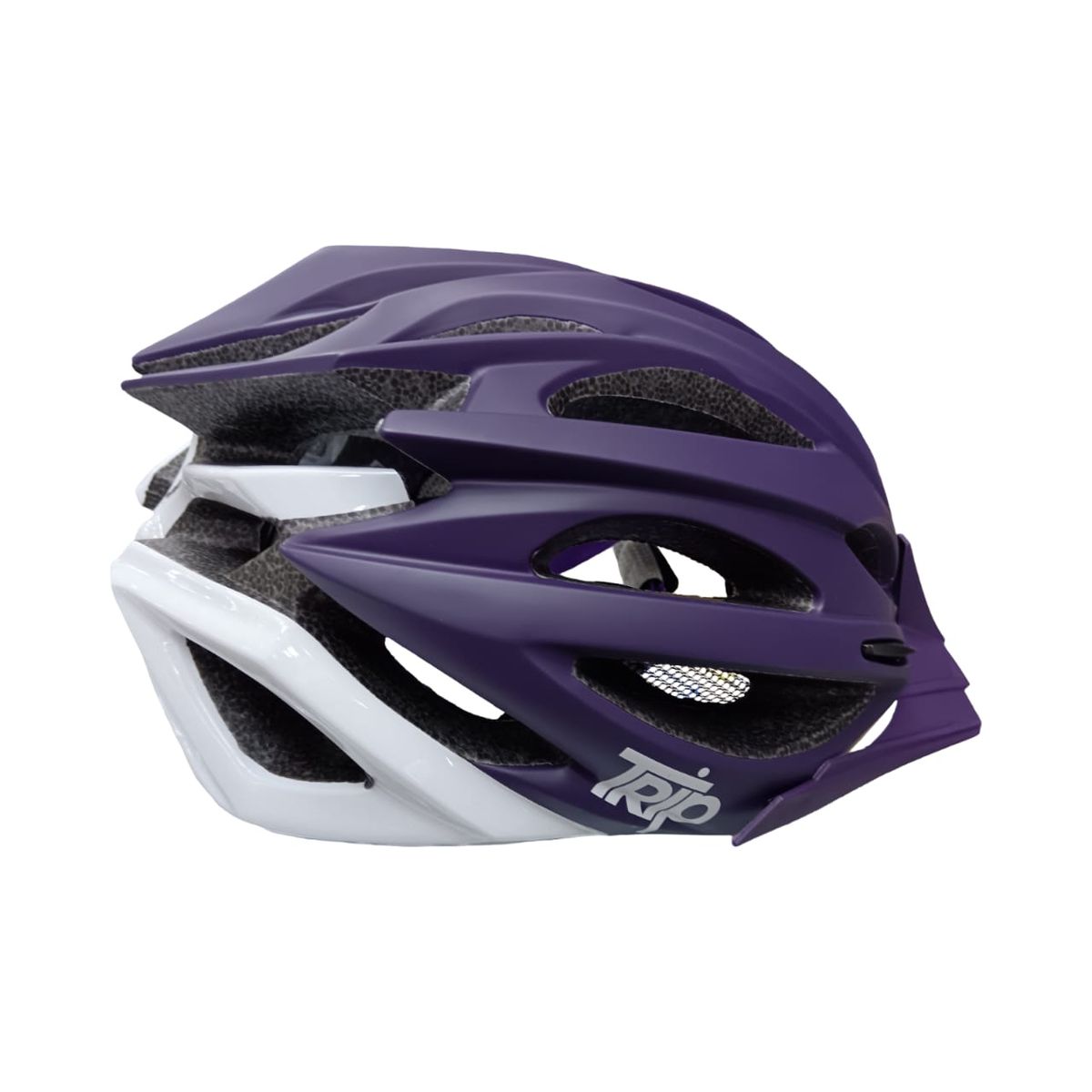 TRIP - CASCO TRIP MTB PURPLE  WHITE TALLA M