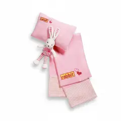 SENSIBLUE - Set de Regalo para Bebé 3 Piezas Manta + Almohada + Peluche