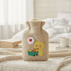GENERICO - Set 2 Guatero Bolsa De Agua Caliente Kawaii Animalitos 300ml