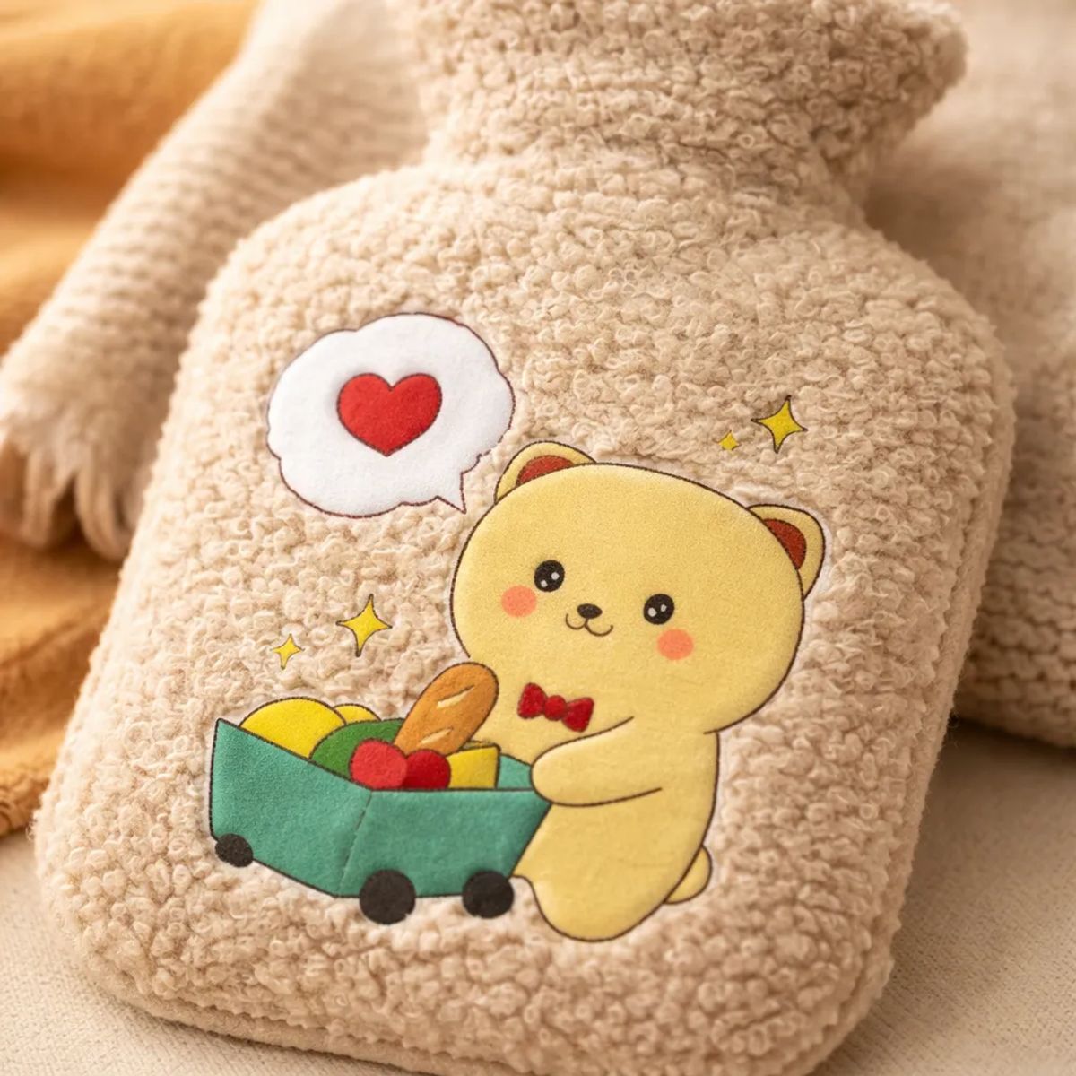 GENERICO - Set 2 Guatero Bolsa De Agua Caliente Kawaii Animalitos 300ml