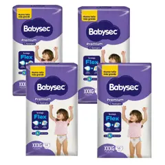 BABYSEC - Pañales Premium XXXG 56 pañales