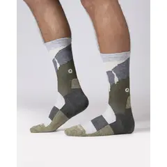 ATAKAMA OUTDOOR - Calcetín Trekking Alto Queulat Lana Merino