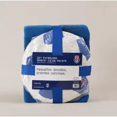 MASHINI - Set Manta + Cojín Pelota Futbol U De Chile