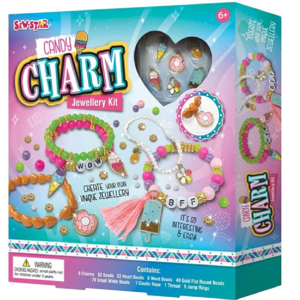 SEW STAR - Sew Star Mini Set de Joyas para Crear Pulseras