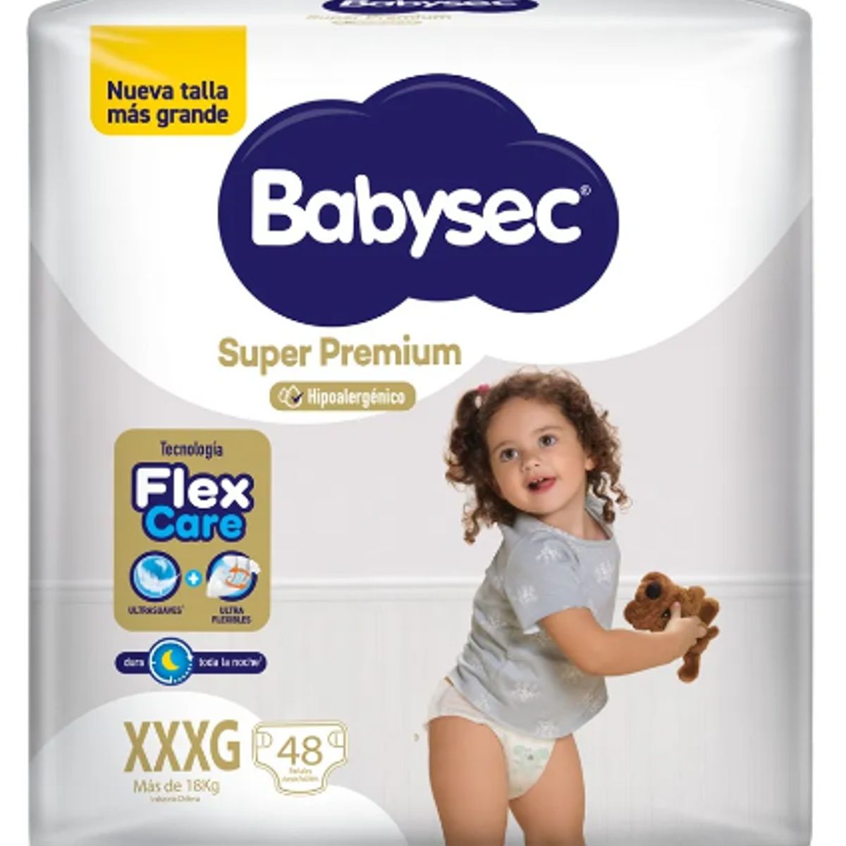 BABYSEC - Pañales De Bebé Babysec Super Premium Xxxg 48 Un