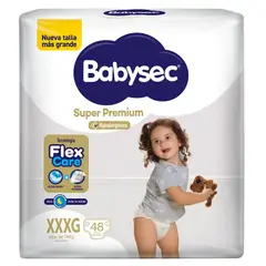 BABYSEC - Pañales De Bebé Super Premium Xxxg 48 Un