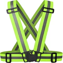 GENERICO - Arnés Elástico con Reflectante Ajustable Bicicleta, Running