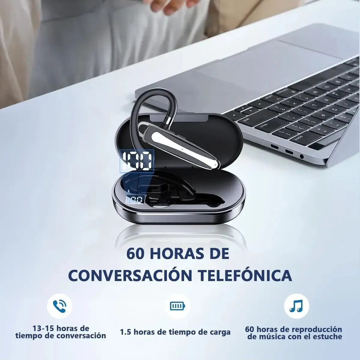 GENERICO - Audífono Bluetooth Inalambrico Labg