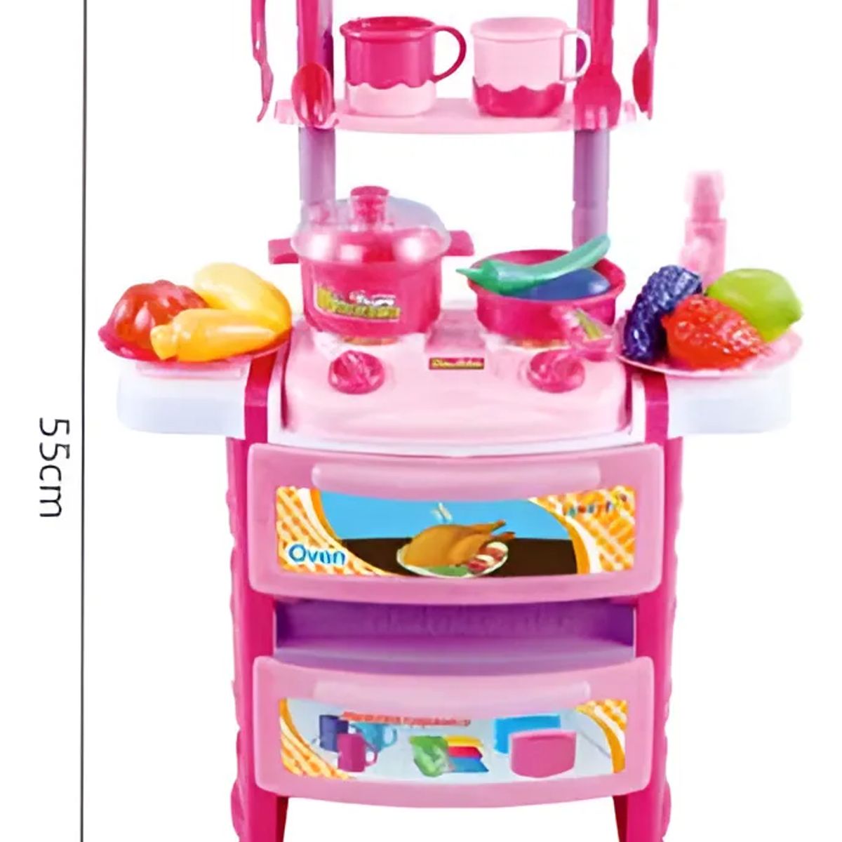 GENERICO - Mini Cocina Infantil Completa Con Sonido, Luz Y Accesorios