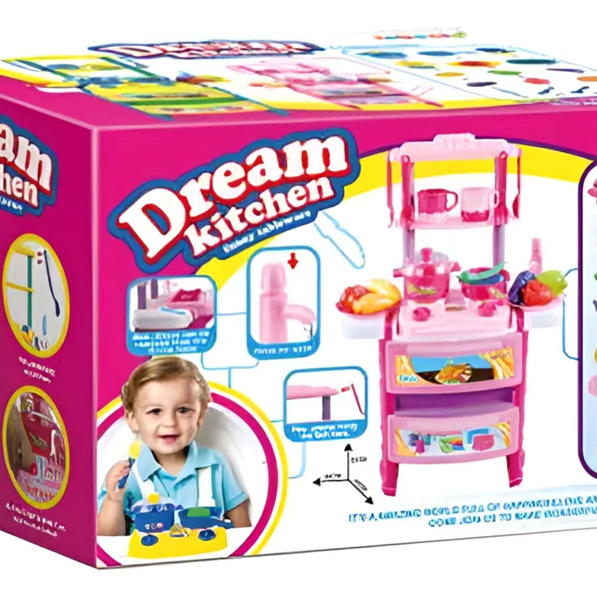 GENERICO - Mini Cocina Infantil Completa Con Sonido, Luz Y Accesorios