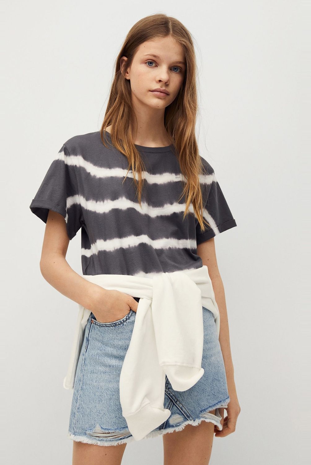 MANGO TEEN - Camiseta Algodón Tie-Dye