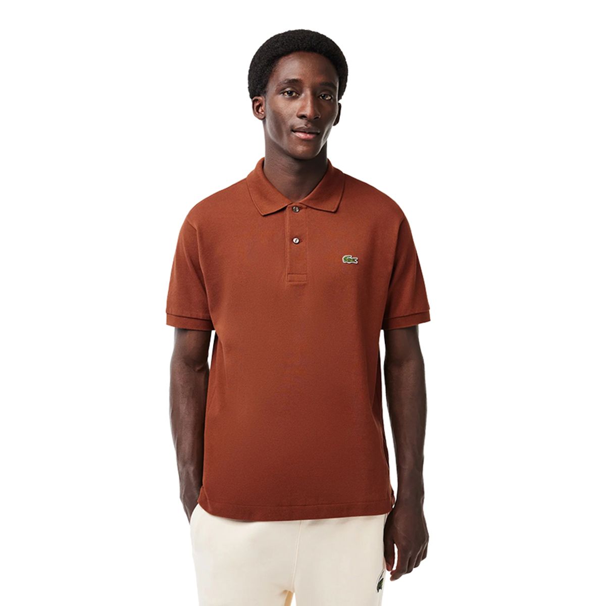 LACOSTE - Short Sleeved Ribbed Collar Active Shirts & Tees