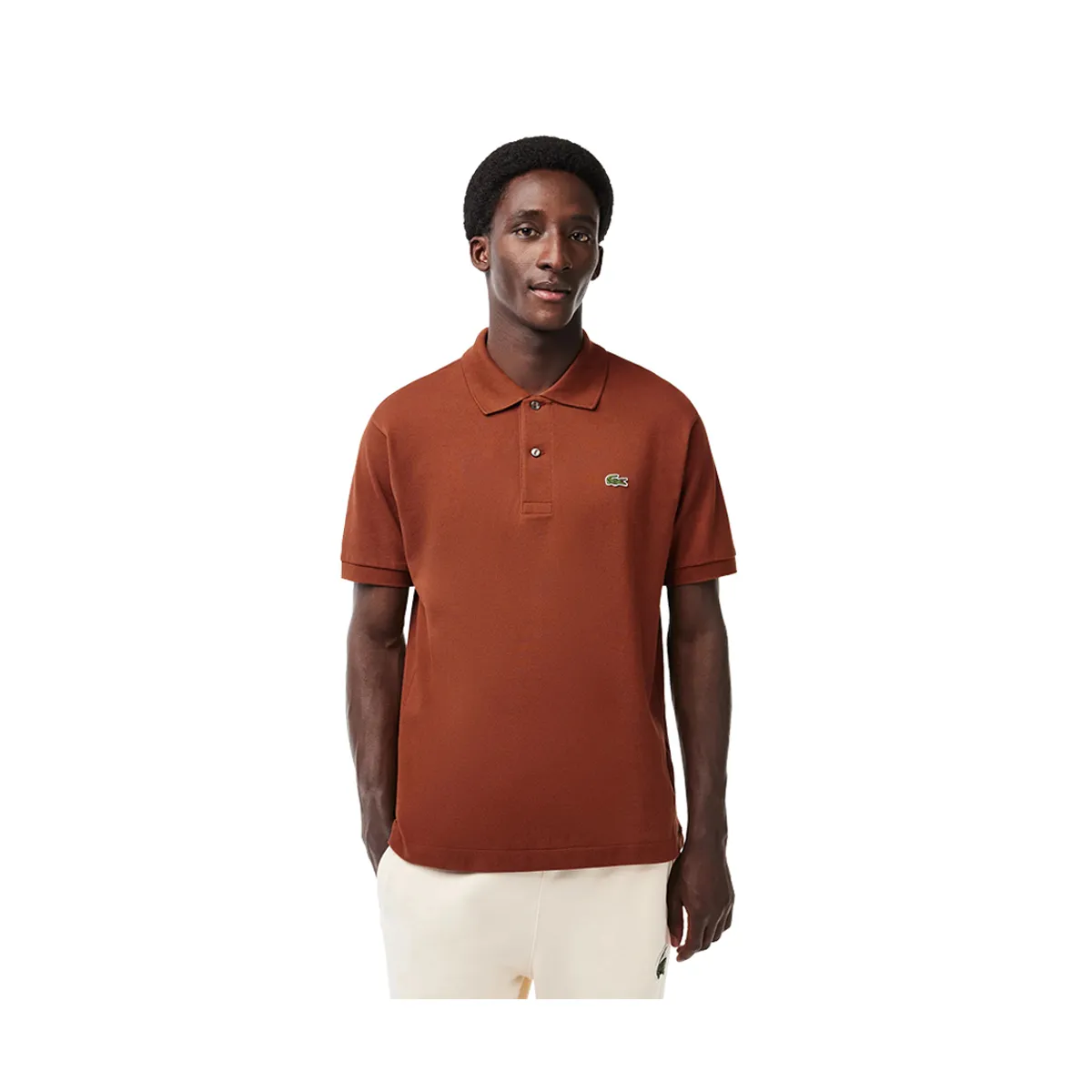 LACOSTE - Short Sleeved Ribbed Collar Active Shirts & Tees
