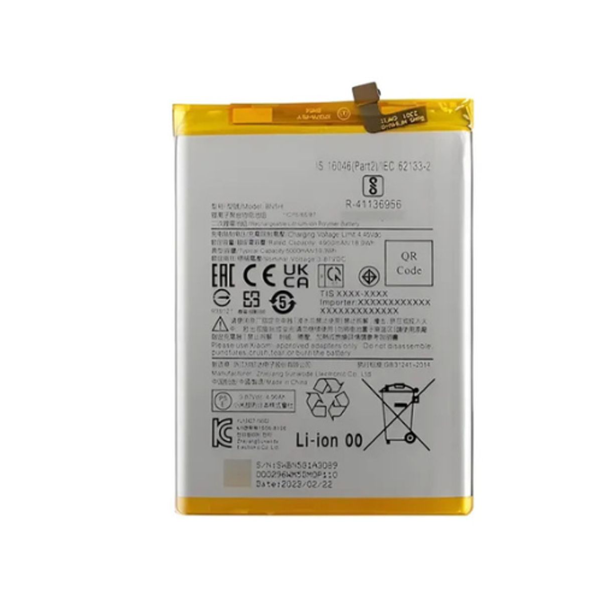 GENERICO - Bateria Compatible con Xiaomi POCO M5