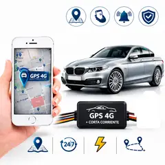 GENERICO - Localizador Rastreador Gps 4G Vehículos + Corta corriente auto Instalado en Santiago MiamiCenter