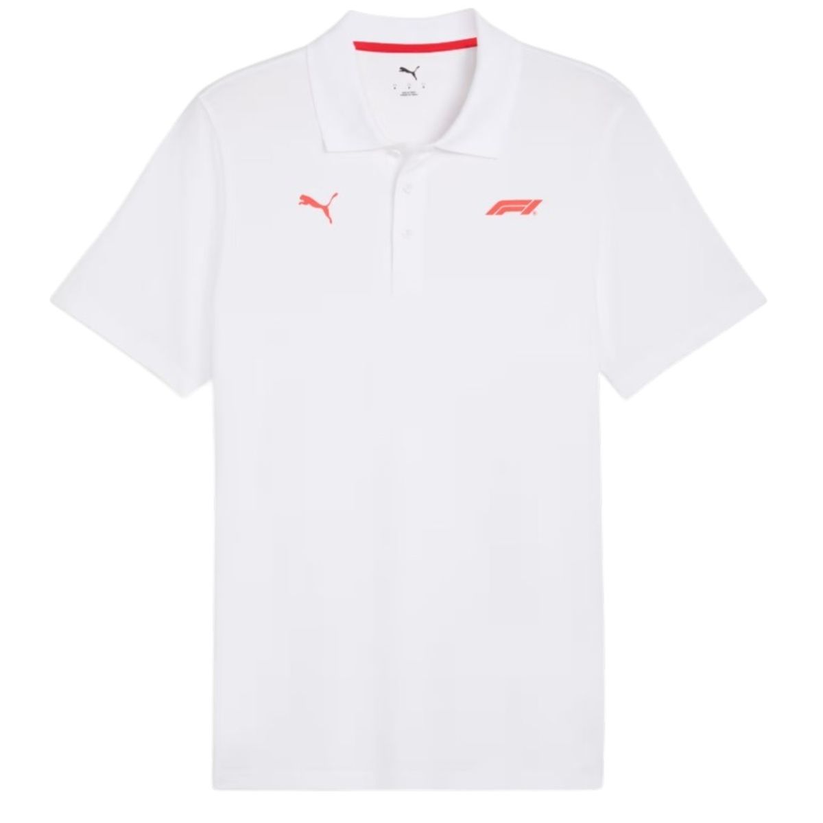 PUMA - Polera Polo PUMA Formula 1 Essentials Oficial 2026 Blanco