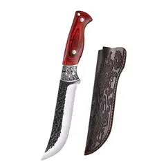 GENERICO - Cuchillo Duradero Carnicero Multiuso Para Asados Mas Funda