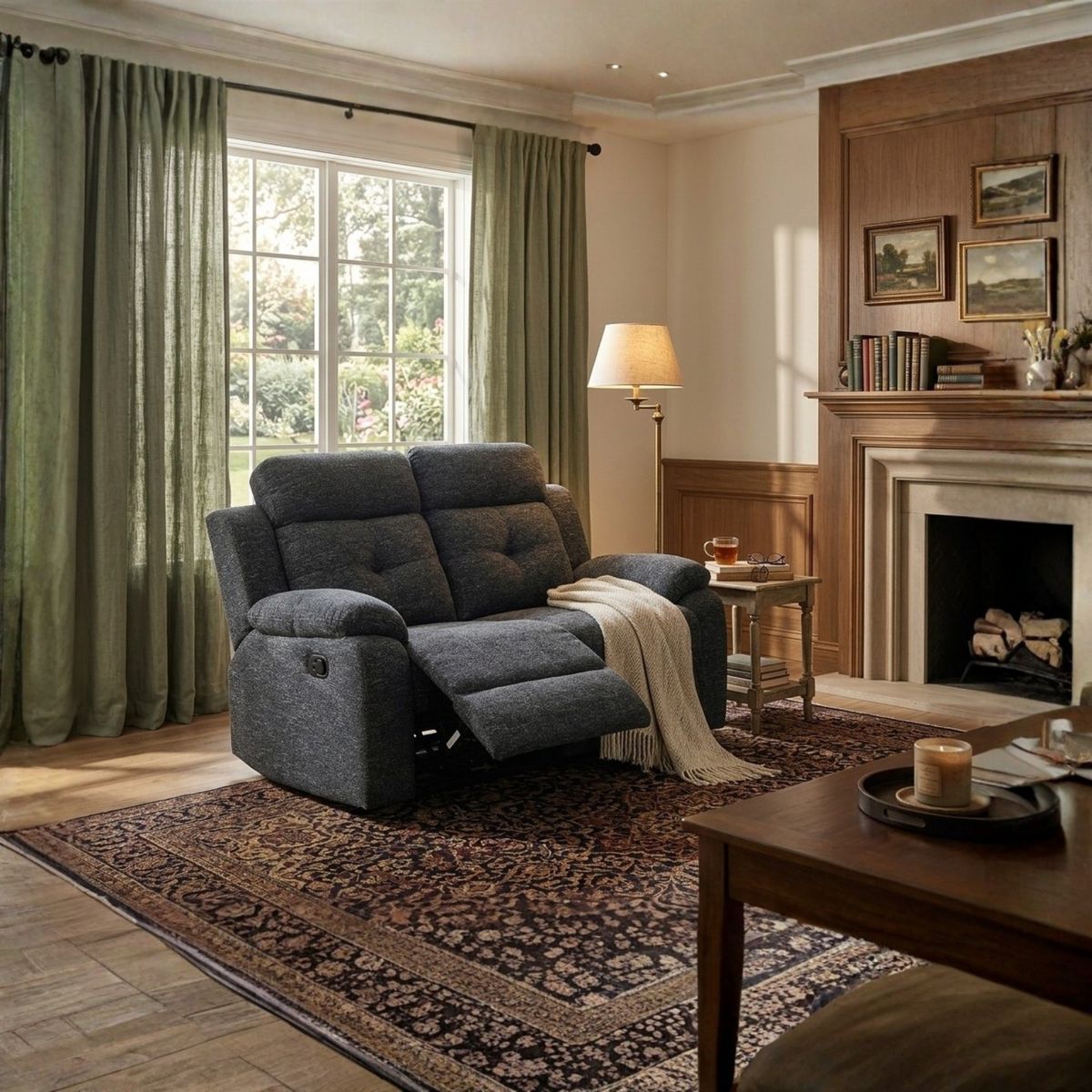 BERGERE BIELLA 2C TELA GRIS, marca INTERMUEBLES - Foto Principal