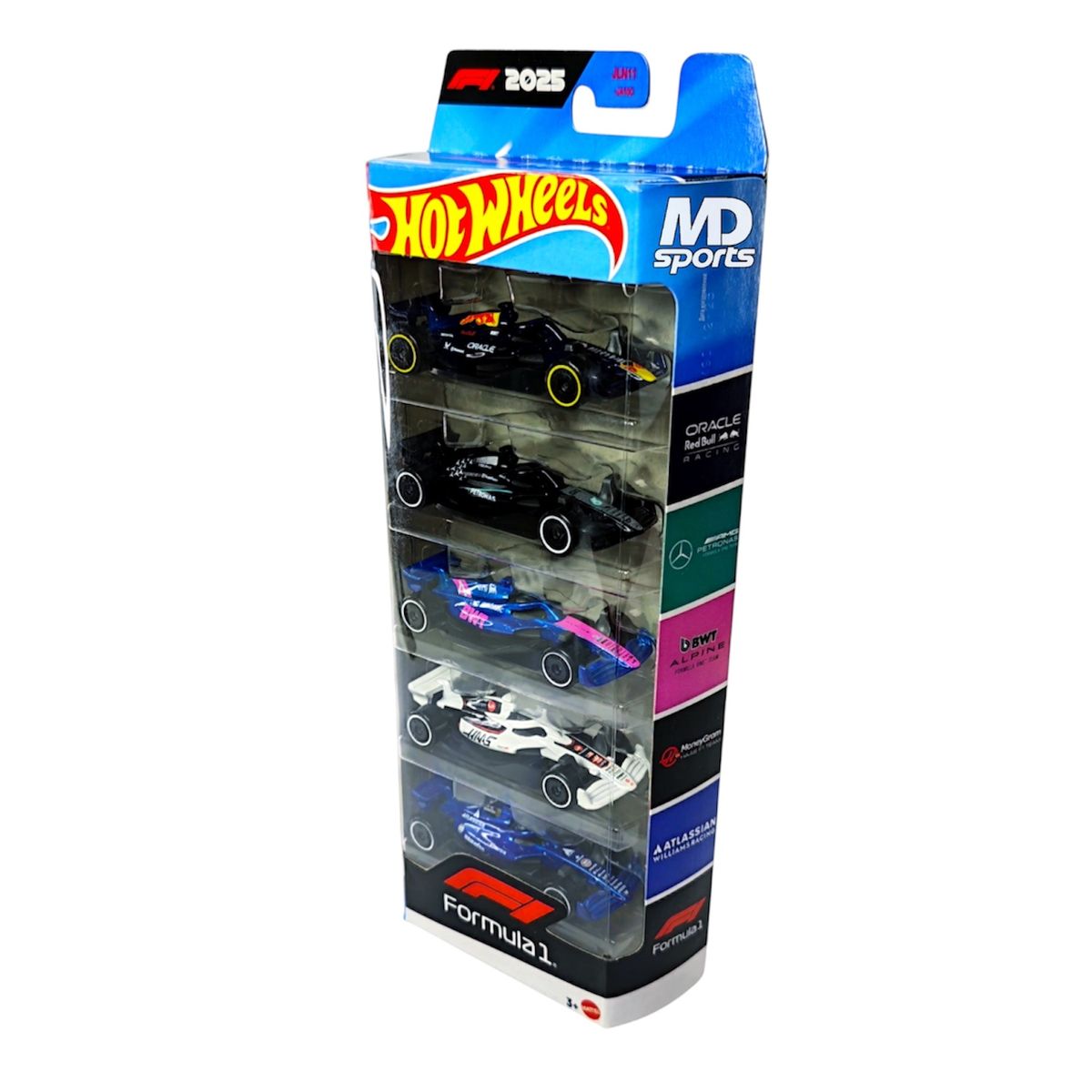 HOT WHEELS - Pack Autos Formula 1 2025 HotWheels Escala 1:64
